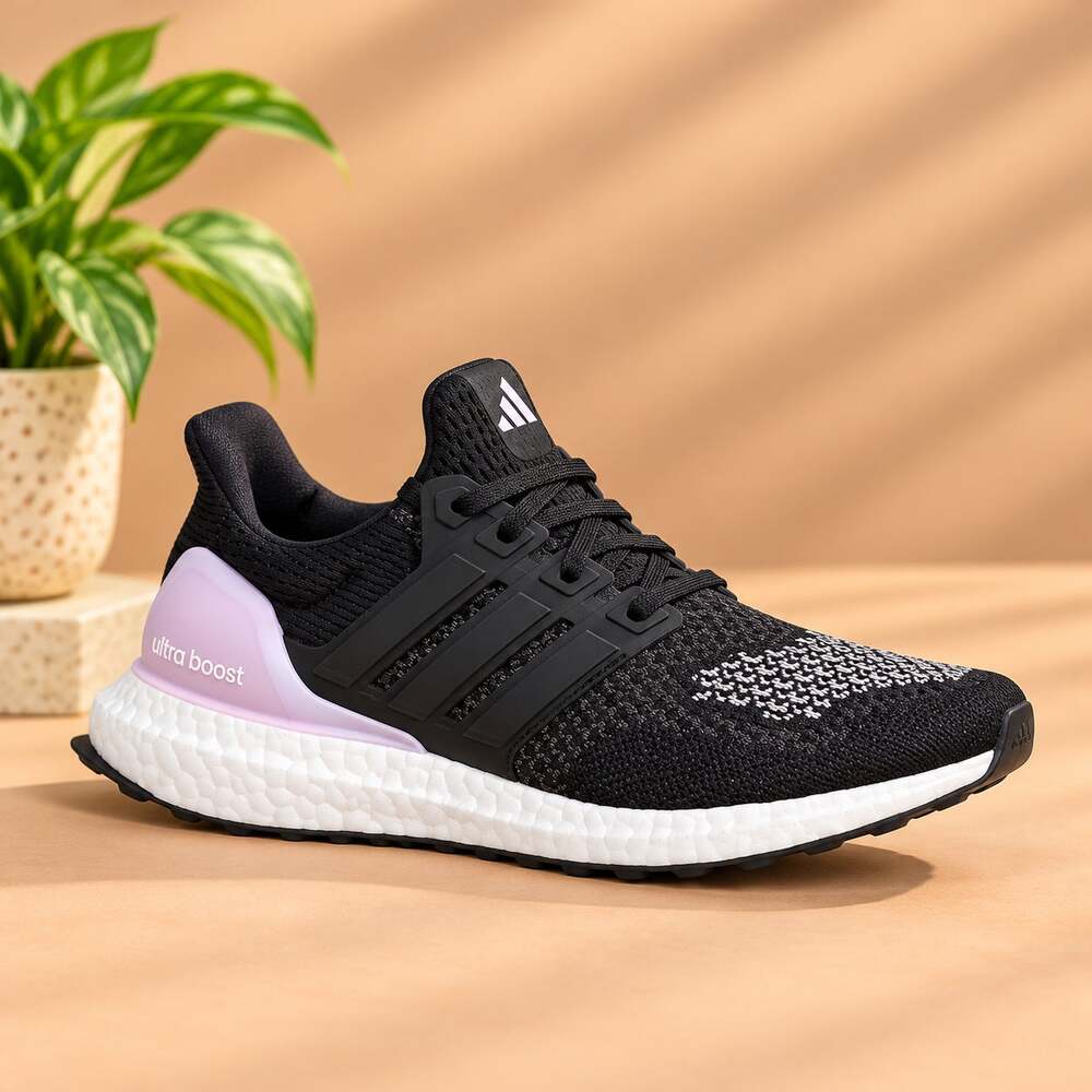 NWT adidas Women’s Ultraboost 1.0 Sneakers Black/Clear Pink Size 6.5 (BB)